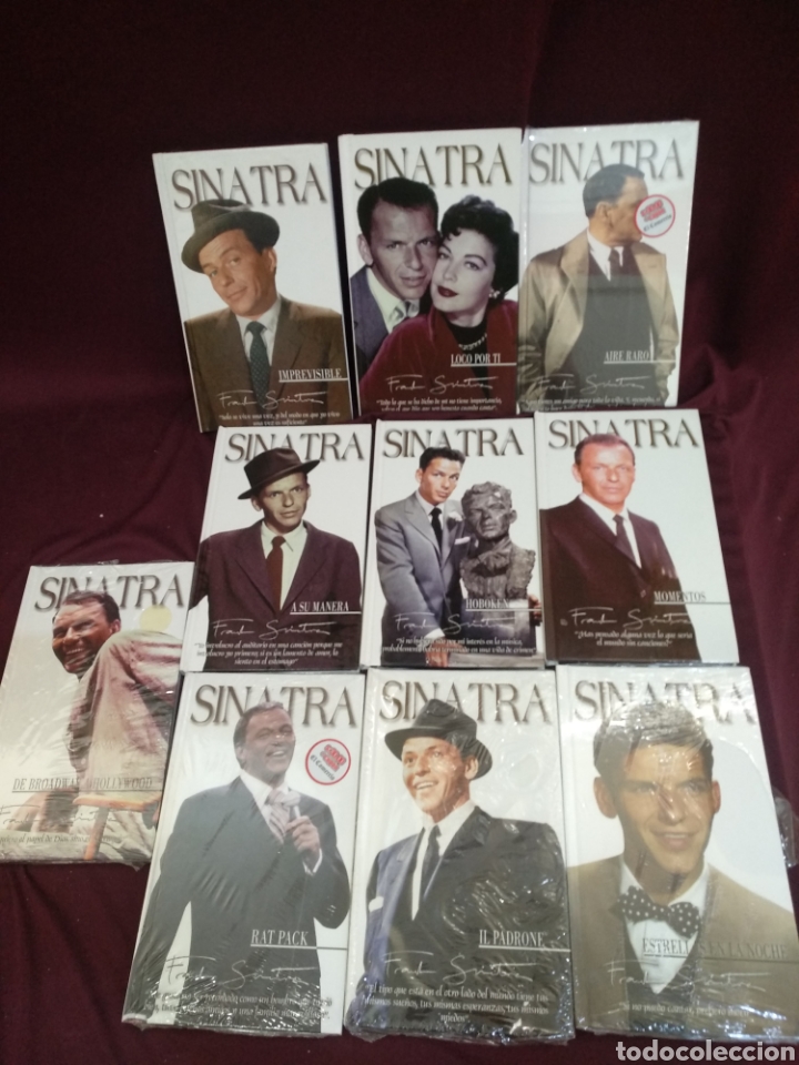 CDs de m&uacute;sica: Lote Sinatra 10 tomos con 2cds en cada uno m&aacute;s libro. - Foto 1