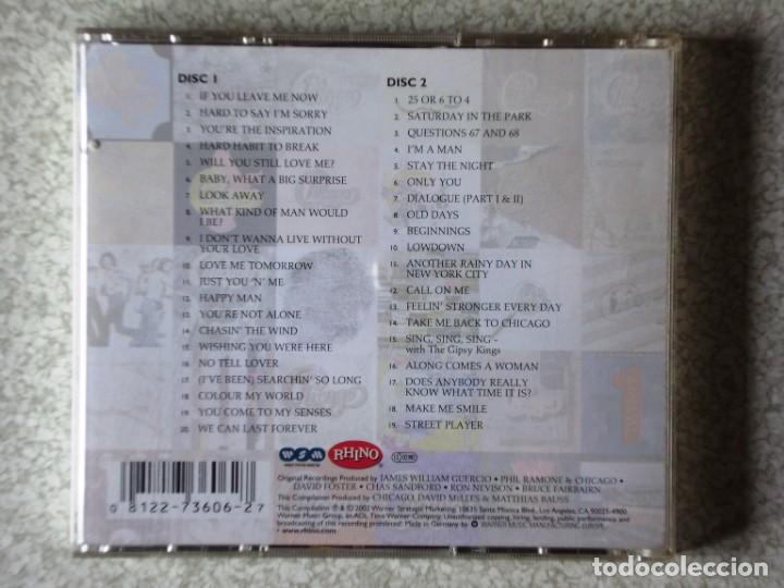 CDs de m&uacute;sica: CHICAGO.COMPLETE GREATEST HITS..DOBLE CD - Foto 2