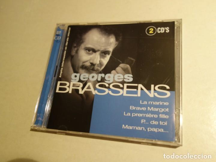 CDs de m&uacute;sica: CD GEORGES BRASSENS. 2 CDS. 32 TEMAS. - Foto 1