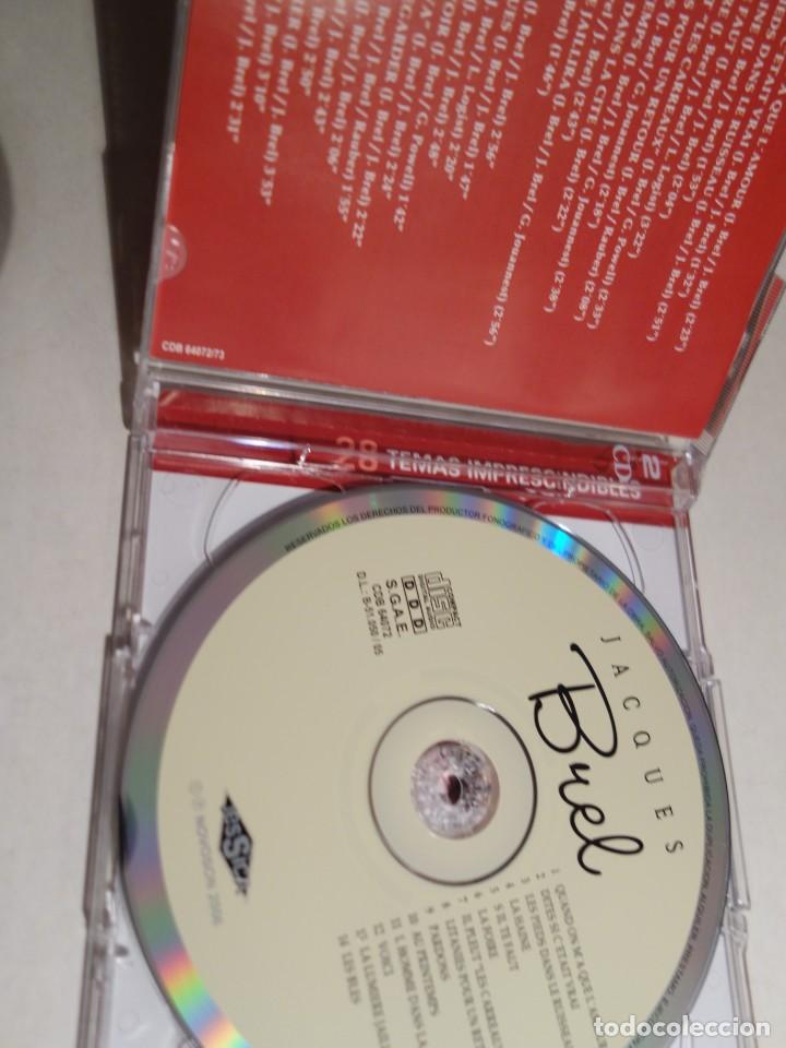 CDs de m&uacute;sica: CD JAQUES BREL . 2 CDS. 28 TEMAS. - Foto 2