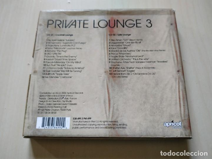 CDs de m&uacute;sica: Private Lounge 3. 2CDs. Recopilatorio - Foto 2