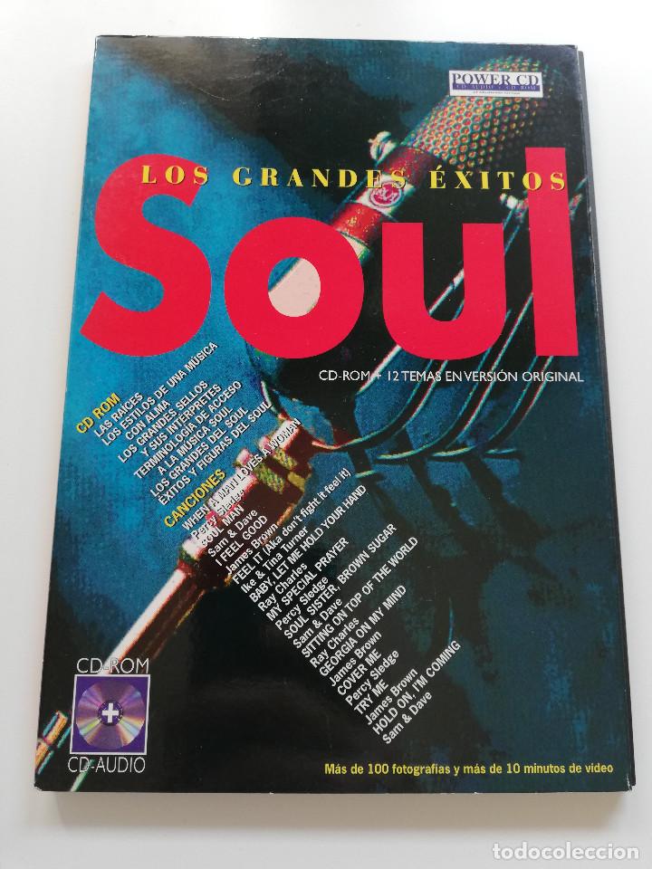 CDs de m&uacute;sica: SOUL. GRANDES &Eacute;XITOS. CD - ROM + 12 TEMAS EN VERSI&Oacute;N ORIGINAL - Foto 1