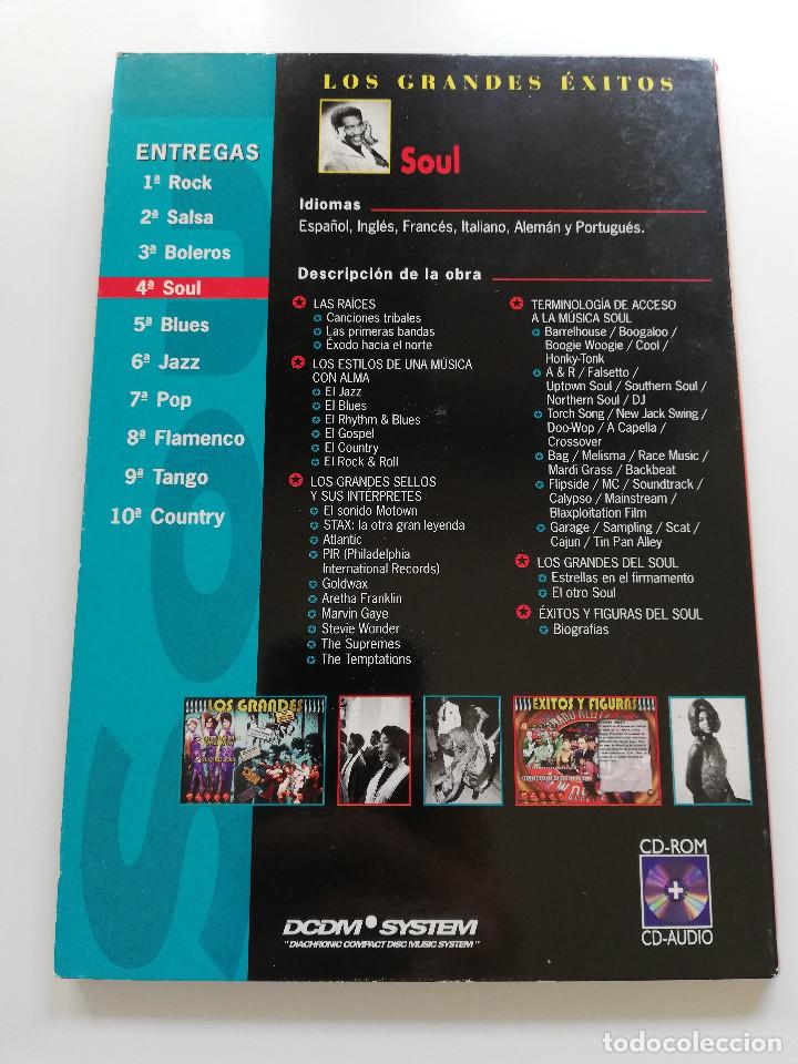 CDs de m&uacute;sica: SOUL. GRANDES &Eacute;XITOS. CD - ROM + 12 TEMAS EN VERSI&Oacute;N ORIGINAL - Foto 4