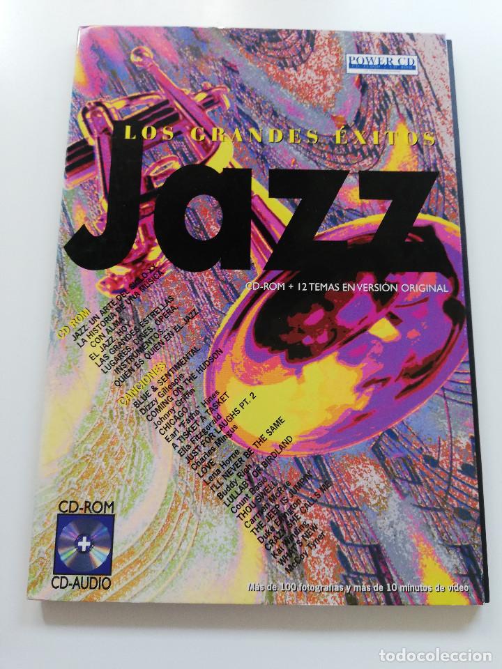 CDs de m&uacute;sica: JAZZ. GRANDES &Eacute;XITOS. CD - ROM + 12 TEMAS EN VERSI&Oacute;N ORIGINAL - Foto 1