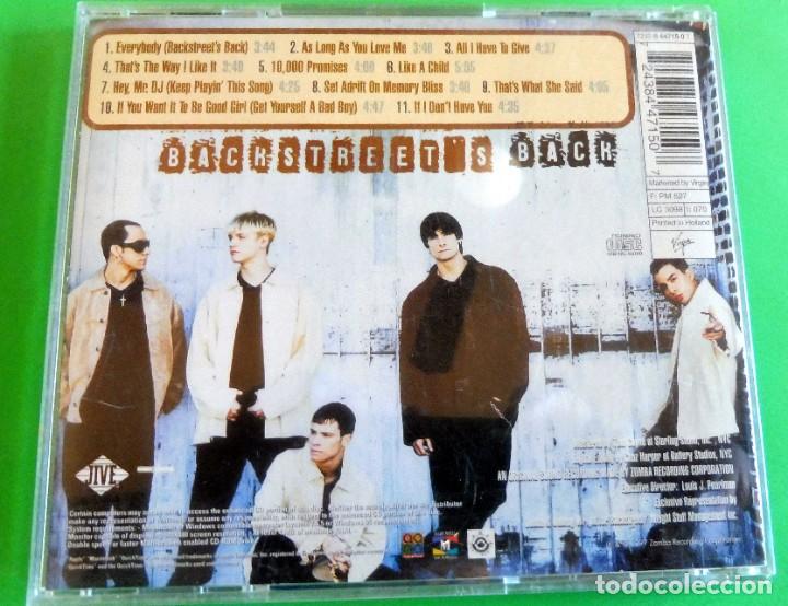 CDs de m&uacute;sica: CDs - BACKSTREET BOYS - BACKSTREETS BACK - Foto 2