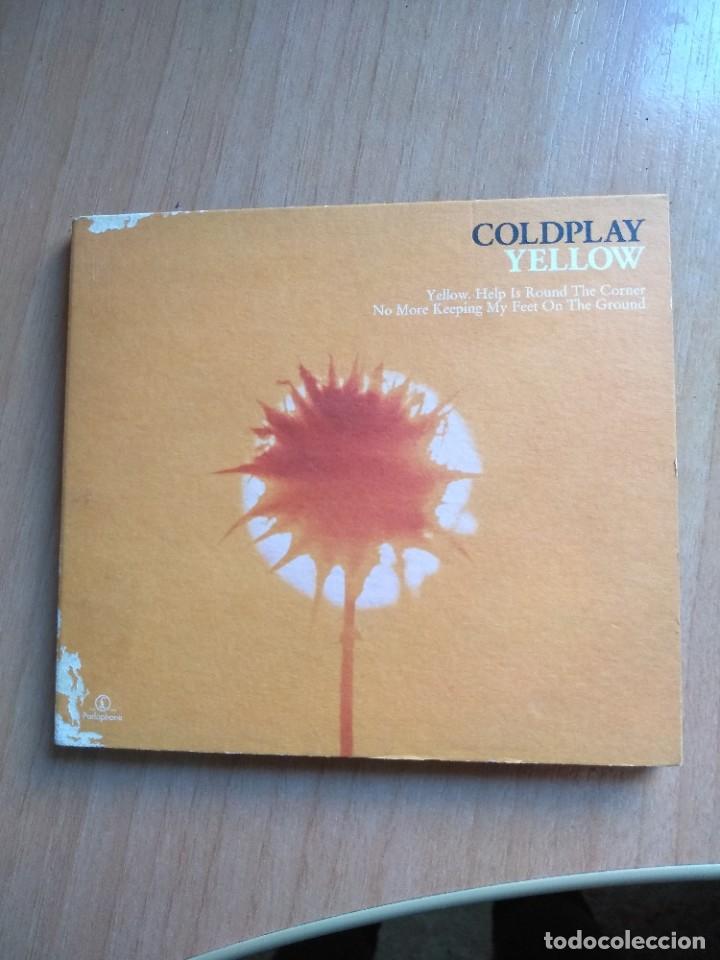 CDs de m&uacute;sica: COLDPLAY CD SINGLE YELLOW - Foto 1