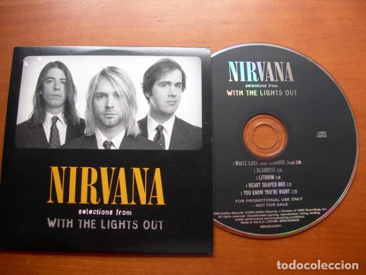 CDs de m&uacute;sica: Whith the lights out 5 temas Cd single Nirvana - Foto 1