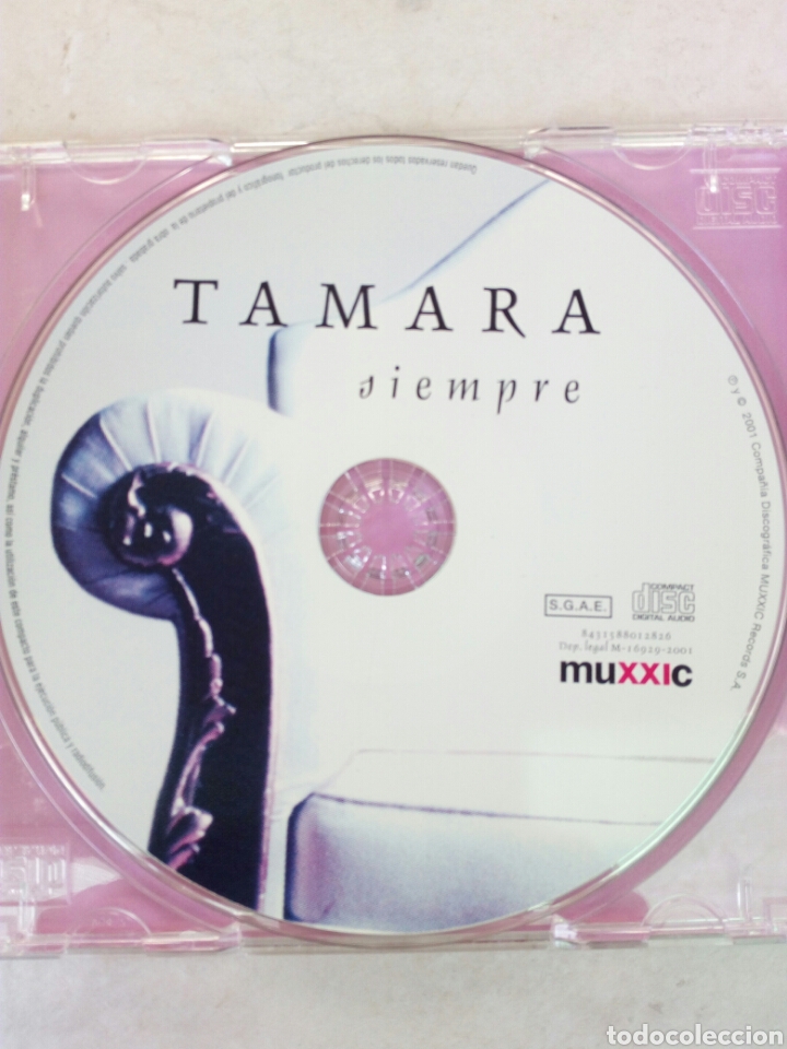 CDs de m&uacute;sica: Tamara siempre CD - Foto 3