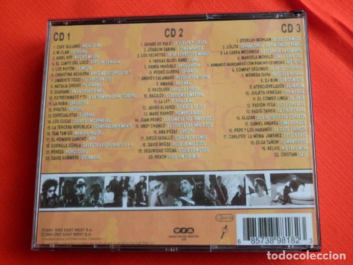 CDs de m&uacute;sica: Caracter latino 2001, 3 CDs, Impecable - Foto 4