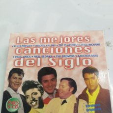 CDs de Música: LAS MEJORES CANCIONES DEL SIGLO 5CD BOX CAJA RECOPILATORIO PAUL ANKA+ELVIS PRESLEY+THE PLATTERS+ETC. Lote 204315870