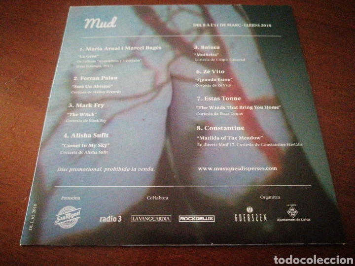 CDs de m&uacute;sica: CD MUD LLEIDA 2018 - Foto 2