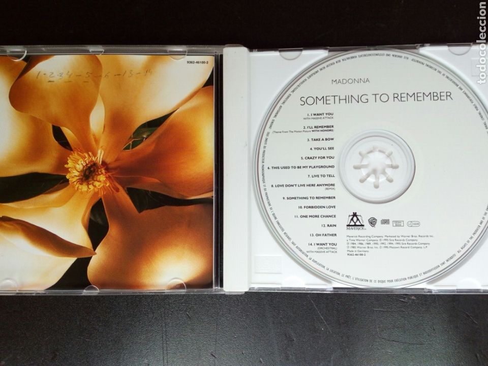 CDs de m&uacute;sica: Madonna CD something to remember - Foto 3