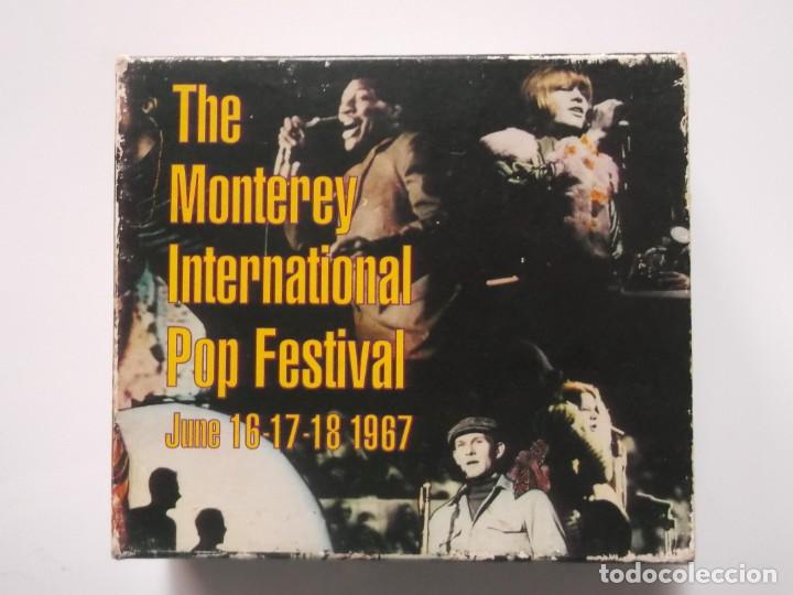 CDs de m&uacute;sica: CAJA DE 4 CDS THE MONTEREY INTERNATIONAL POP FESTIVAL-JUNE 16-17-18 1967