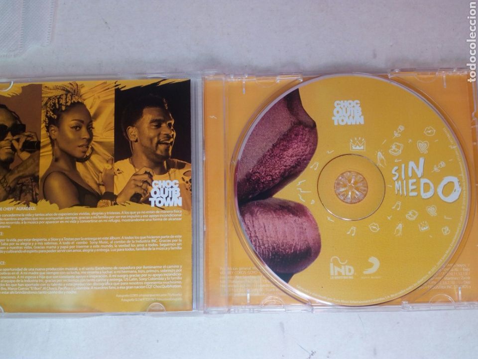 CDs de m&uacute;sica: Choc quib town CD sin miedo - Foto 3