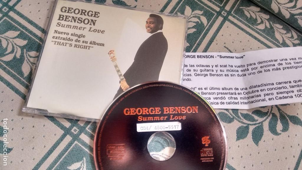 CDs de m&uacute;sica: CD-SINGLE -PROMOCION- DE GEORGE BENSON - Foto 1