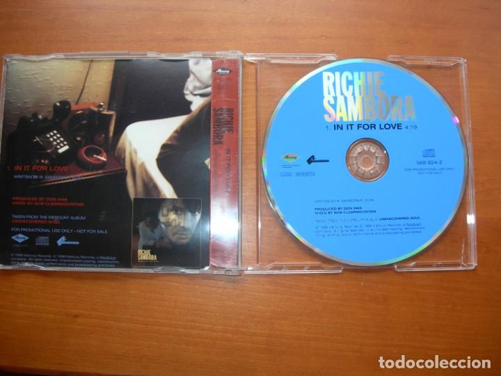 CDs de m&uacute;sica: IN IT FOR LOVE RICHIE SAMBORA cd single - Foto 2