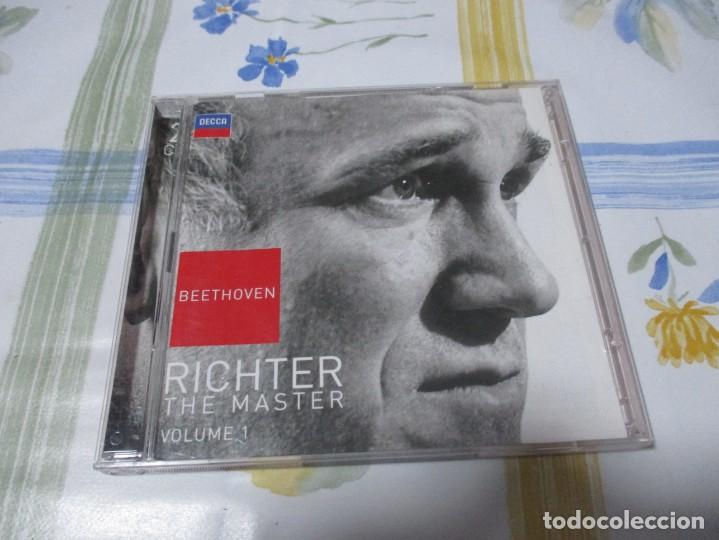 CDs de m&uacute;sica: 2 CD BEETHOVEN. RICHTER THE MASTER. VOLUMEN 1. cd1 y cd 2 - Foto 1