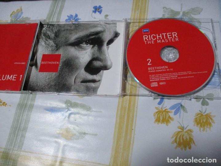 CDs de m&uacute;sica: 2 CD BEETHOVEN. RICHTER THE MASTER. VOLUMEN 1. cd1 y cd 2 - Foto 3