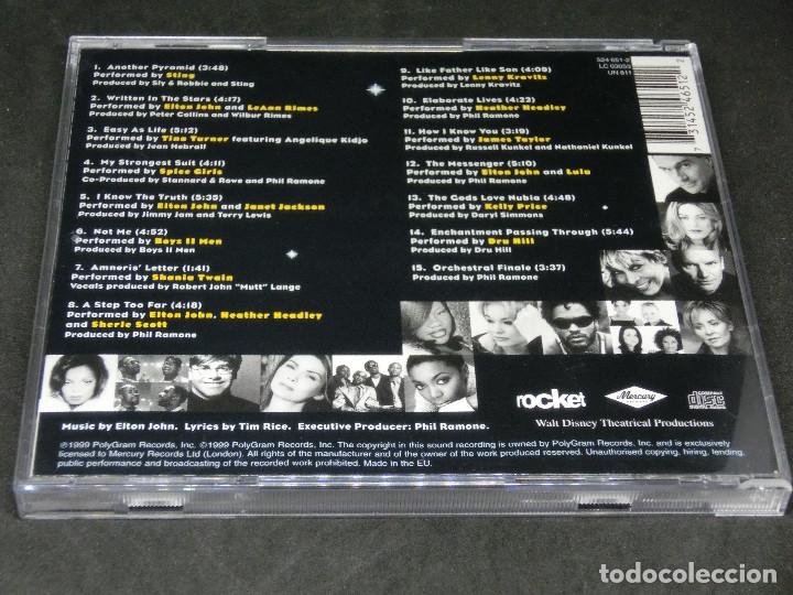 CDs de m&uacute;sica: CD - ELTON JOHN & TIM RICES AIDA - VARIOS - RICE - Foto 2