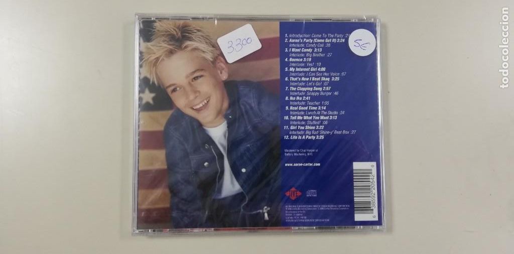 CDs de m&uacute;sica: Aaron Carter - Aarons Party (Come Get It) (CD) *Precintado* - Foto 2
