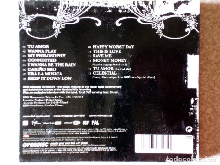 CDs de m&uacute;sica: RBD.REBELS...CD + DVD...PEDIDO MINIMO 5&euro; - Foto 2