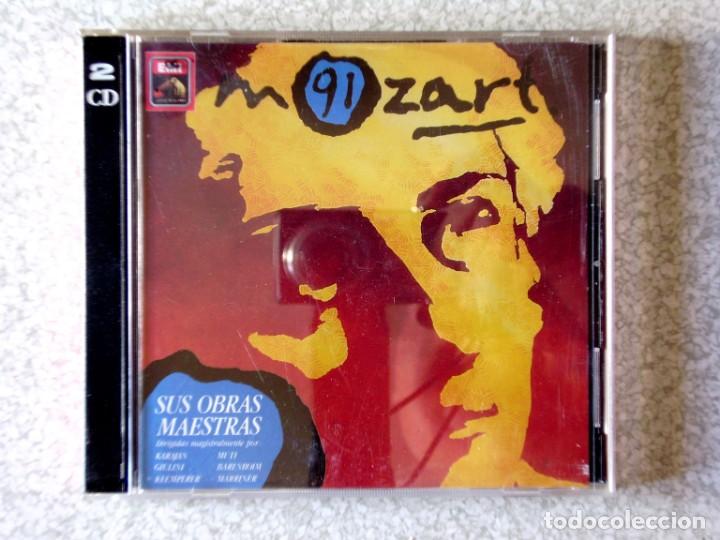 CDs de M&uacute;sica: MOZART.SUS OBRAS MAESTRAS..DOBLE CD..PEDIDO MINIMO 5&euro;