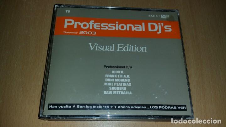 CDs de m&uacute;sica: 2CD +DVD PROFESSIONAL DJS VISUAL EDITION 2003 - Foto 1