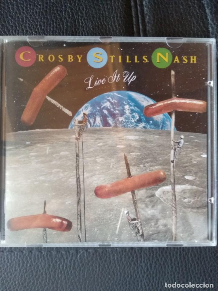 CDs de m&uacute;sica: Crosby, Stills & Nash - Live it up - Foto 1