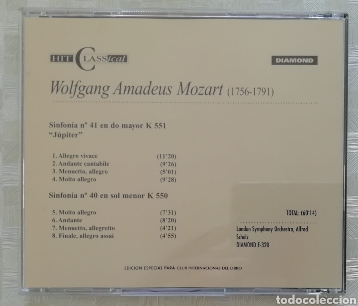 CDs de m&uacute;sica: CD M&uacute;sica. HIT CLASSICAL. MOZART. DIAMOND. - Foto 3