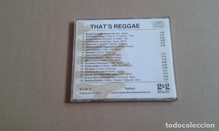CDs de m&uacute;sica: THAT&acute;S REGGAE R.G.89.21 CD - Foto 3