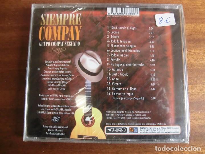 CDs de m&uacute;sica: Grupo Compay Segundo &lrm;&ndash; Siempre Compay - PRECINTADO - Foto 2