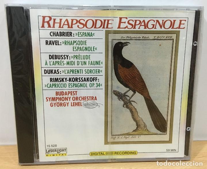 CDs de M&uacute;sica: CD DE LA BUDAPEST ORQUESTA - RAPSODIA RHAPSODIE ESPAGNOLE. LASER LIGHT DIGITAL (1988). PRECINTADO
