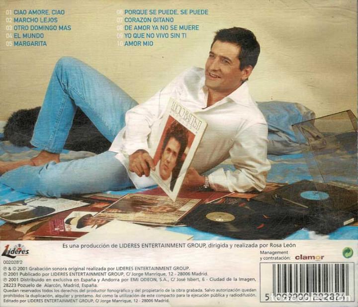 CDs de m&uacute;sica: Antonio Hidalgo - Ciao Amore. CD - Foto 2