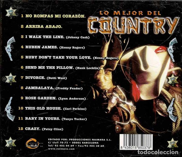 CDs de m&uacute;sica: Lo mejor del Country. CD - Foto 2