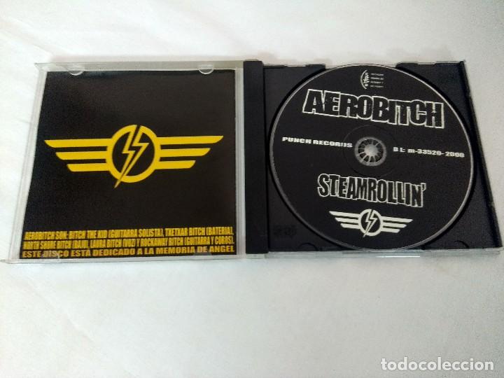 CDs de m&uacute;sica: CD PUNK /AEROBITCH/ESTEAMROLLIN. - Foto 2