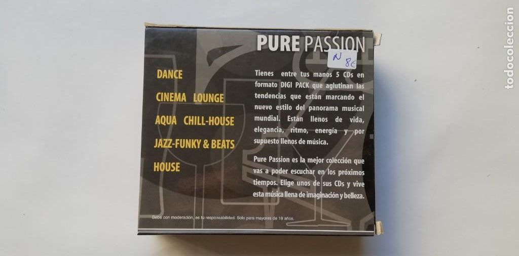 CDs de m&uacute;sica: Various - Pure Passion (5xCD, Comp) - Foto 2