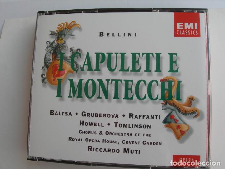 CDs de m&uacute;sica: RICCARDO MUTI - I CAPULETI E I MONTECCHI 2 CDS + LIBRETTO - Foto 1