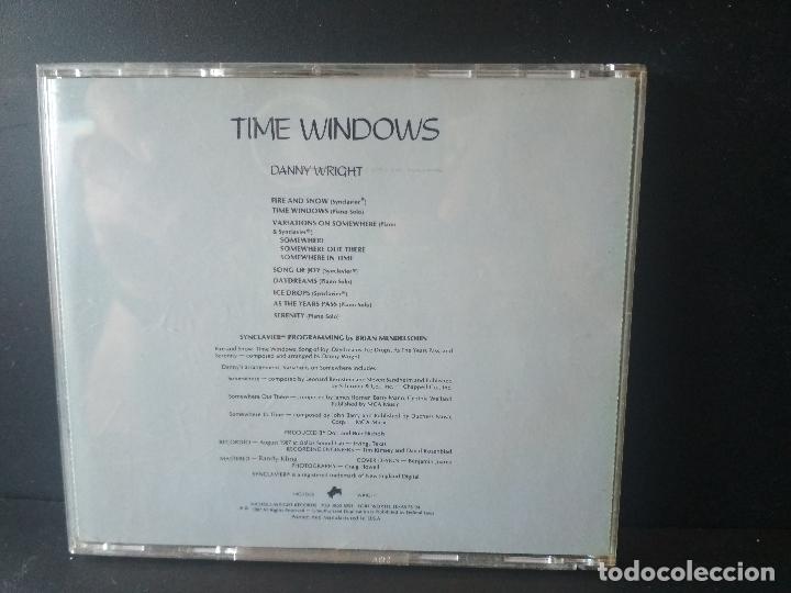 CDs de m&uacute;sica: DANNY WRIGHT TIME WINDOWS CD 1987 PEPETO - Foto 2