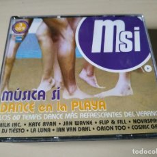 CDs de Música: MÚSICA SÍ. DANCE EN LA PLAYA. 3 CDS. RECOPILATORIO. VALE MUSIC