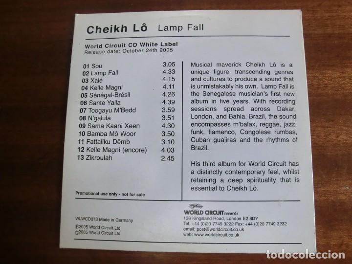 CDs de m&uacute;sica: CHEIKH L&Ocirc; - LAMP FALL - CD PROMOCIONAL - Foto 2
