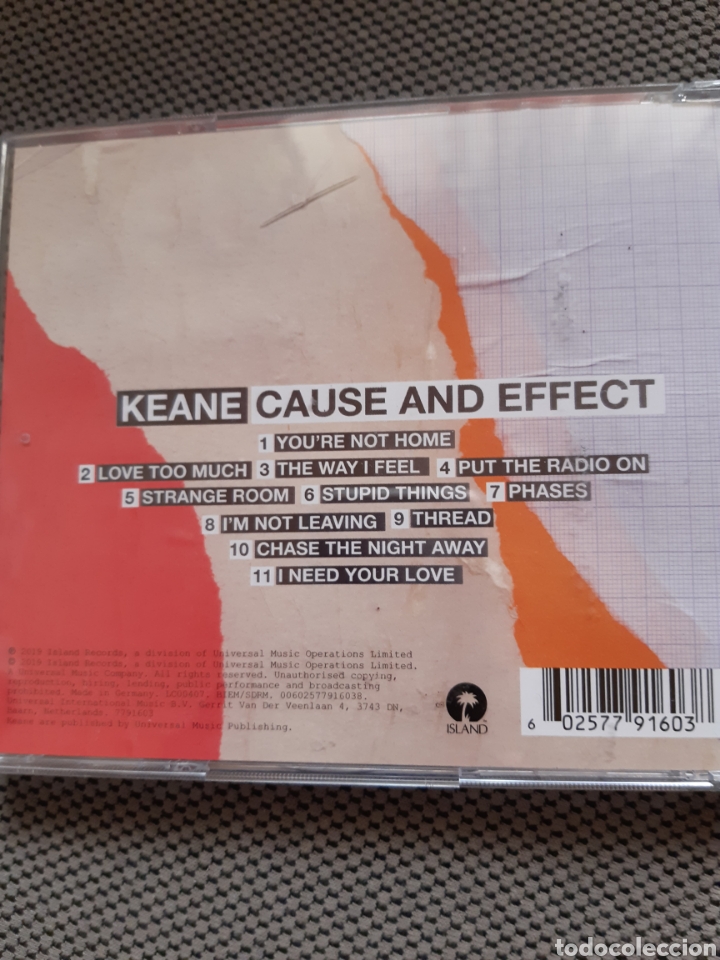 CDs de m&uacute;sica: KEANE. Cause and Effect - Foto 1