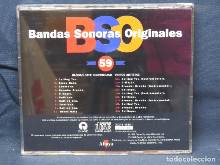CDs de m&uacute;sica: BAGDAD CAFE - BANDA SONORA - CD - Foto 2