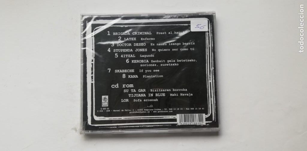 CDs de m&uacute;sica: Various - Aurtengo Gorakada 8 (CD, Comp) - Foto 2
