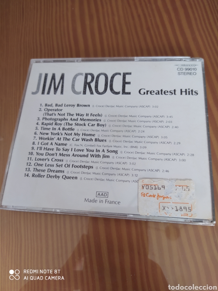 CDs de m&uacute;sica: Cd musica JIM CROCE - Foto 2