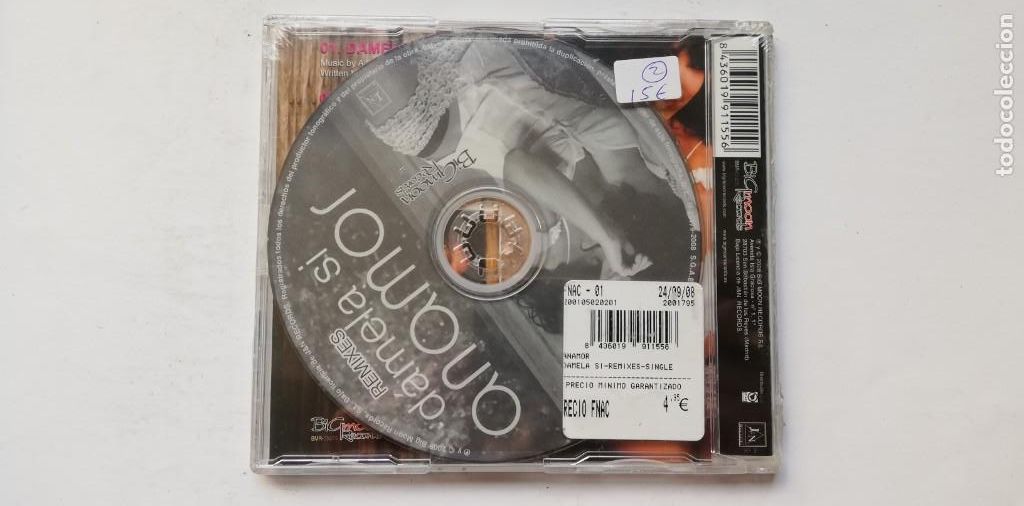 CDs de m&uacute;sica: Anamor - D&aacute;mela Si (CD, Single) *Precintado* - Foto 2