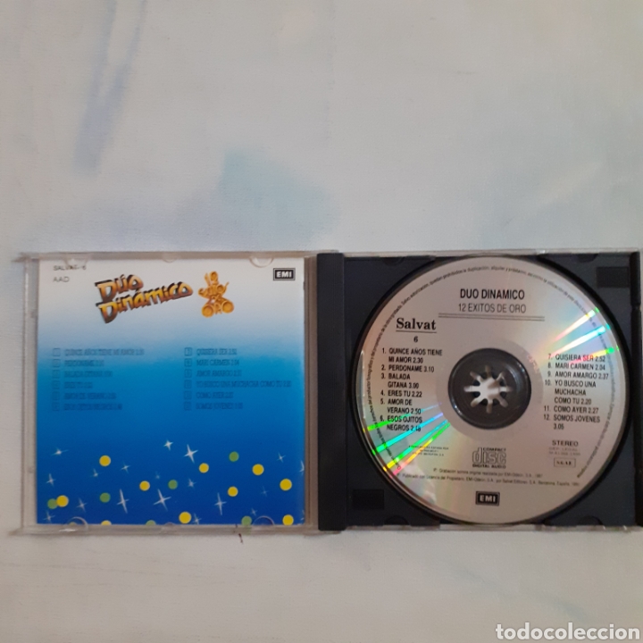 CDs de m&uacute;sica: CD. Duo Dinamico. 12 &eacute;xitos de oro. No probado. - Foto 3