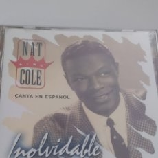 CDs de Música: INOLVIDABLE / NAT KING COLE CANTA EN ESPAÑOL / CD ORIGINAL. Lote 206843707