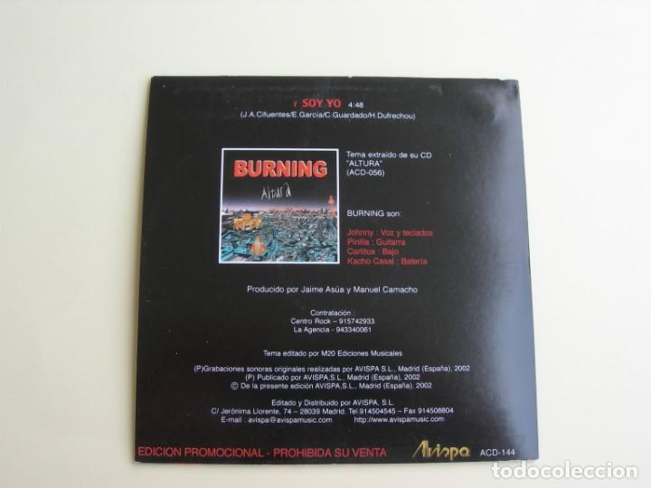 CDs de m&uacute;sica: SOY YO BURNING CD SINGLE - Foto 2
