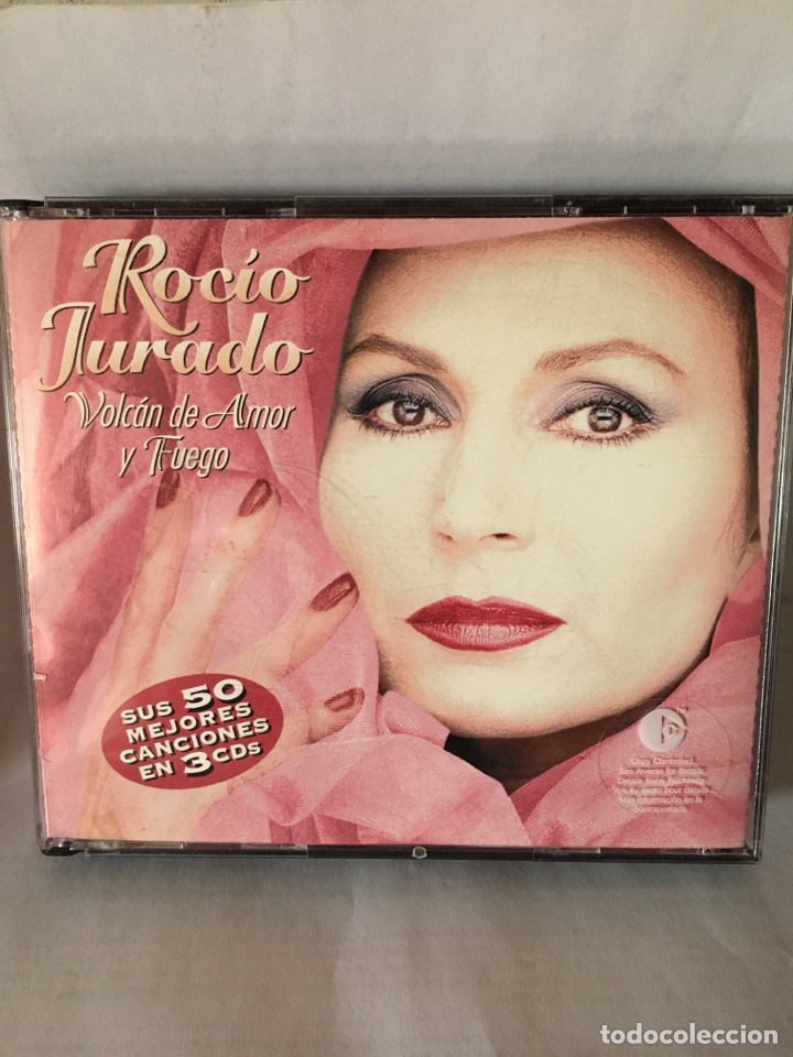 CDs de M&uacute;sica: ROCIO JURADO-VOLCAN DE AMOR Y FUEGO-3CD-2004-EXCELENTE ESTADO