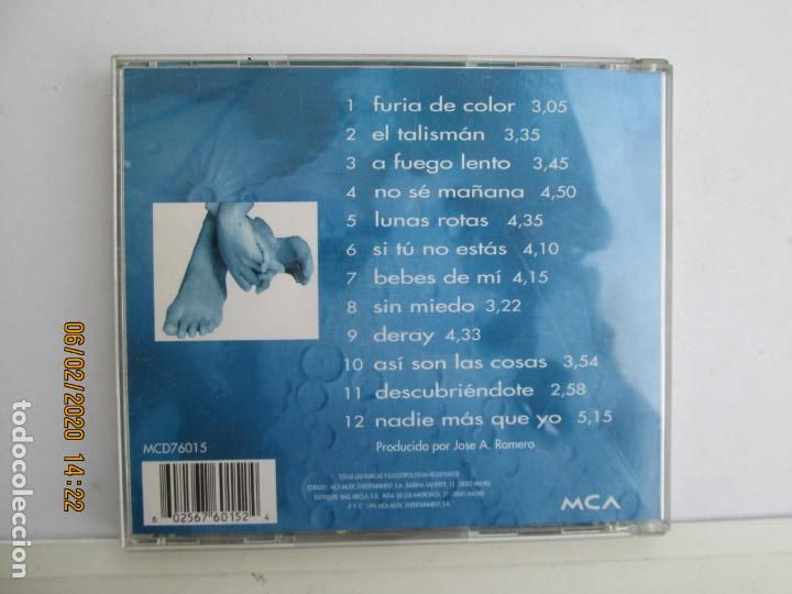 CDs de m&uacute;sica: ROSANA - LUNAS ROTAS - CD - 1996. - Foto 3